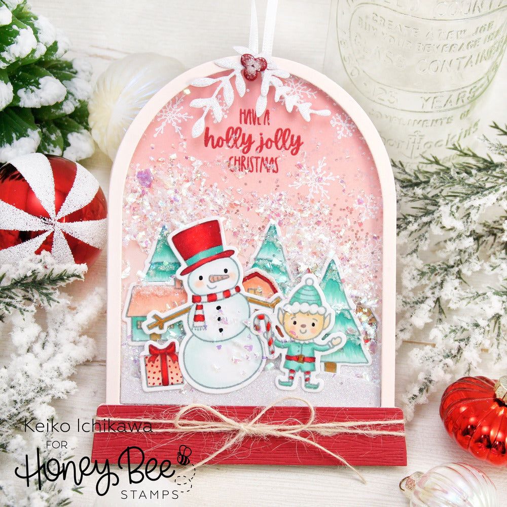 Snow Globe A2 Shaker - Honey Cuts - Honey Bee Stamps