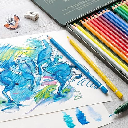 Faber-Castell Watercolor Pencil Set - Metal Tin 12pc