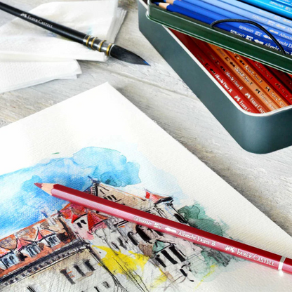Faber-Castell Watercolor Pencil Set - Metal Tin 12pc