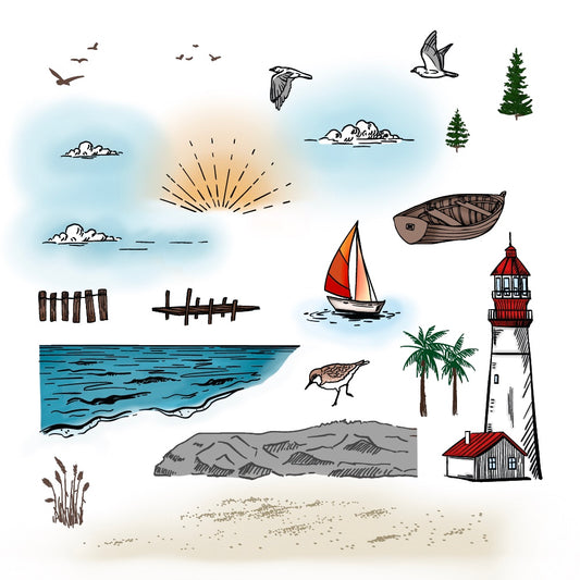 Light The Way - 6x6 Stamp Set