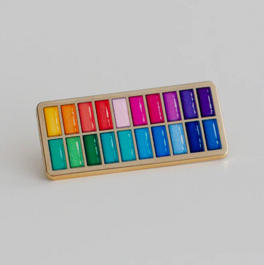 Slim Color Palette v3 Enamel Pin
