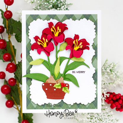 Lovely Layers: Amaryllis - Honey Cuts - Honey Bee Stamps