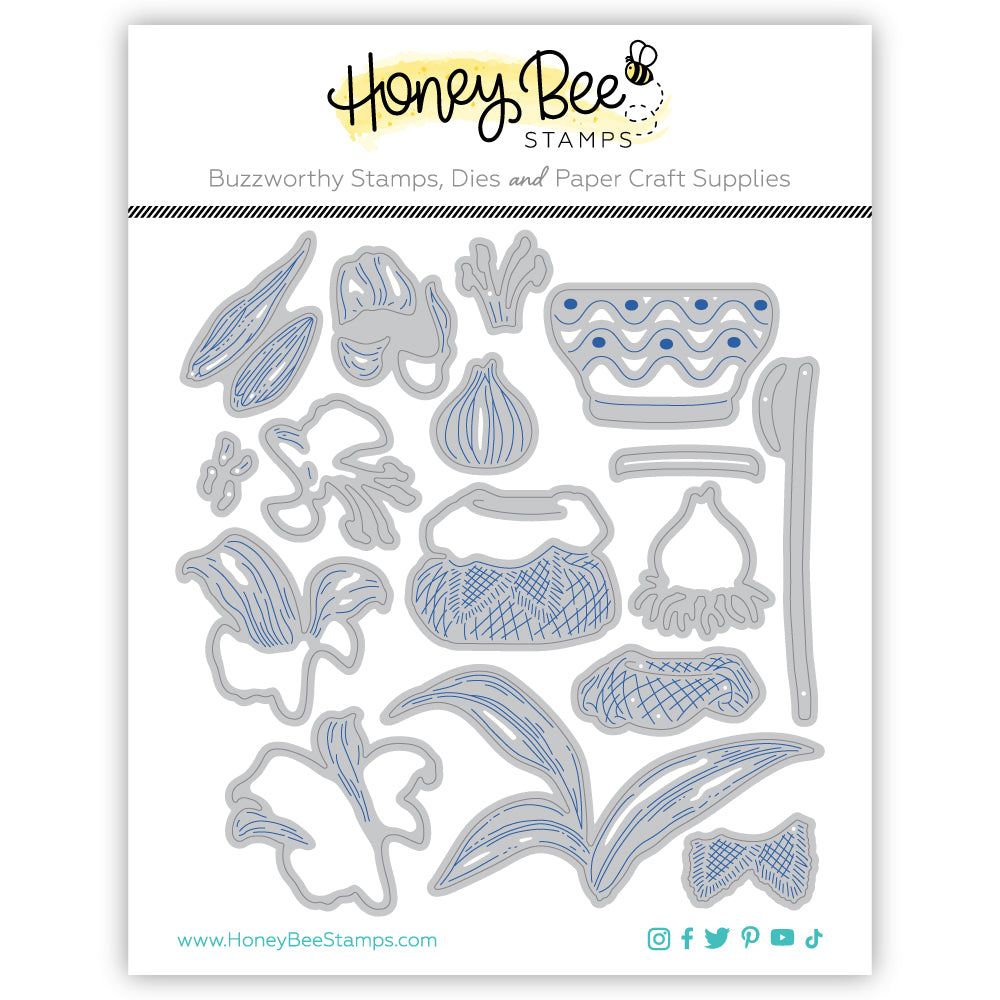 Lovely Layers: Amaryllis - Honey Cuts - Honey Bee Stamps