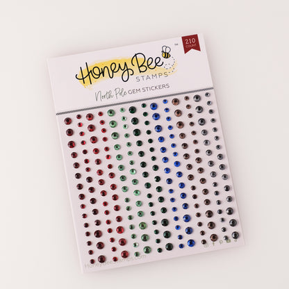 North Pole Gem Stickers - 210 Count