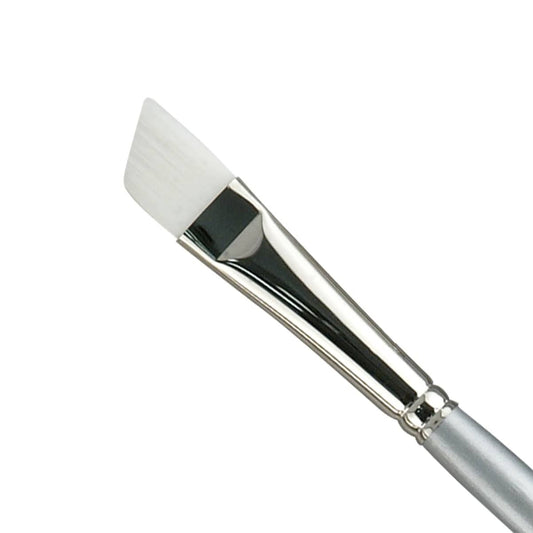 Silverwhite® Short Handle Foundation Watercolor Angle Brush Size 5/8"