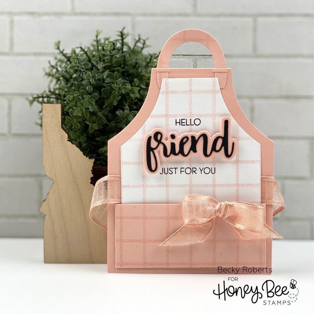 Apron A2 Card - Honey Cuts - Honey Bee Stamps