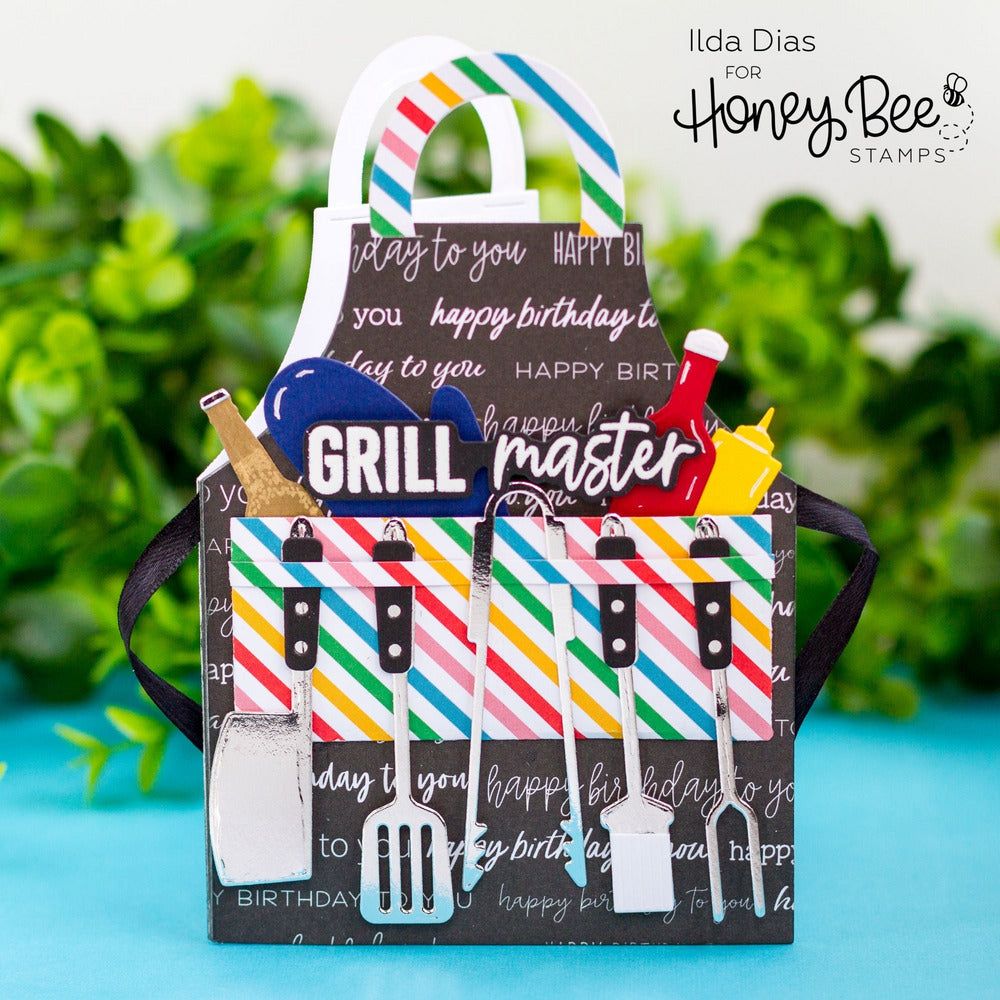 Apron A2 Card - Honey Cuts - Honey Bee Stamps