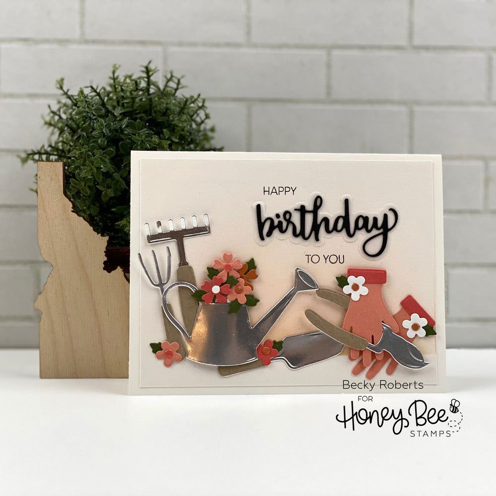 Bitty Buzzwords - Honey Cuts - Honey Bee Stamps