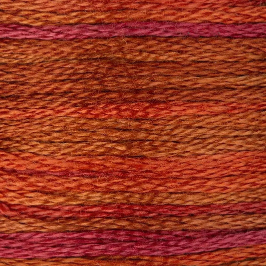 DMC Embroidery Floss, 6-Strand Multi-Color Variations - Chilean Sunset - Honey Bee Stamps