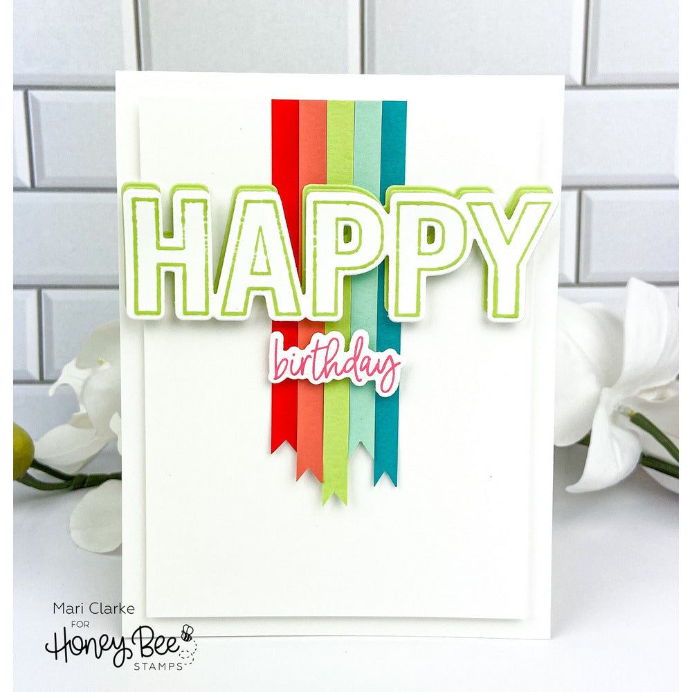 Happy Happy Happy - Honey Cuts - Honey Bee Stamps