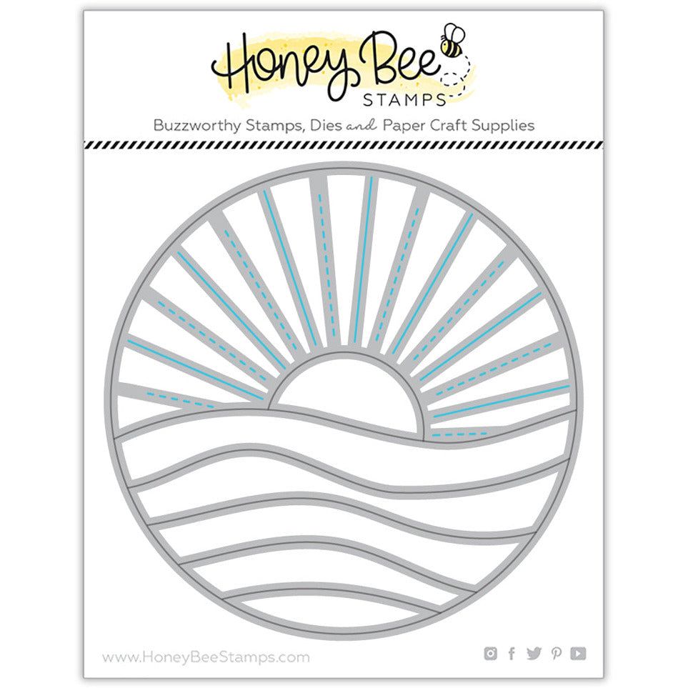Ocean Circlescape - Honey Cuts - Honey Bee Stamps