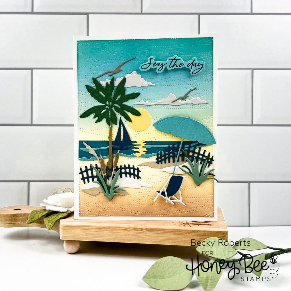 Shoreline Scene Builder - Honey Cuts - Honey Bee Stamps